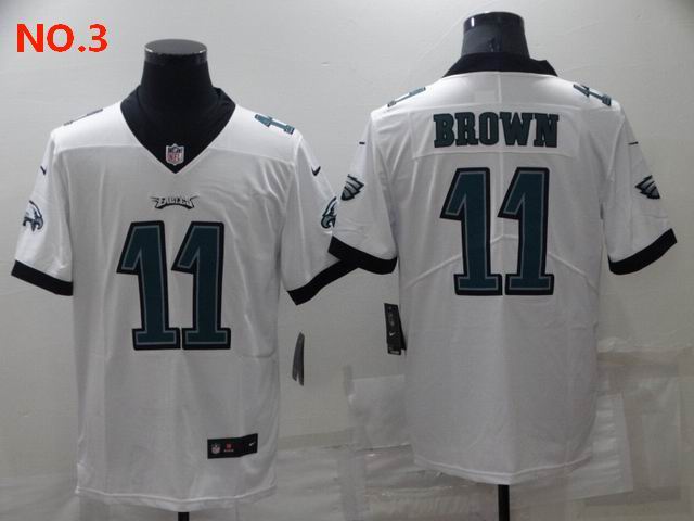 Men's Philadelphia Eagles #11 AJ Brown Jersey NO.3;